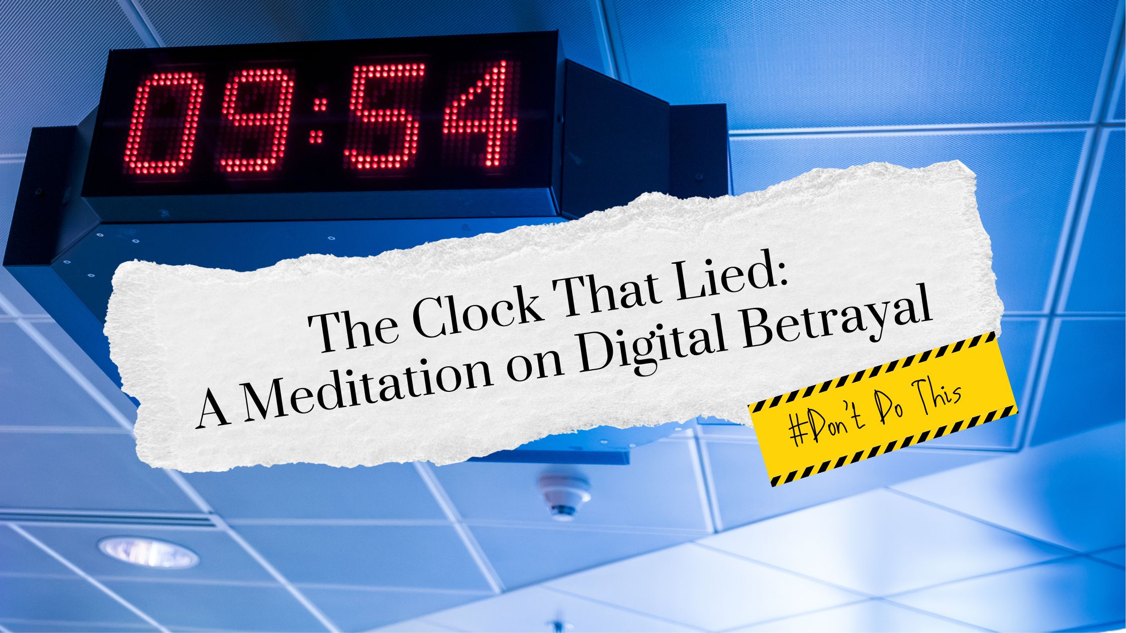 What a Broken Train Clock Taught Me About Time (and Other Lies ...